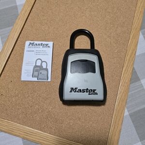 Master Lock Black and Gray Lock Box